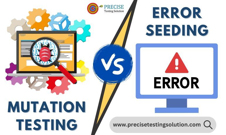 Differences Between Mutation Testing and Error Seeding